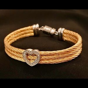 Heart Cable Bracelet